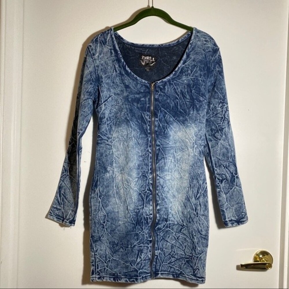 A-3#34 By Thrill denim washed dress